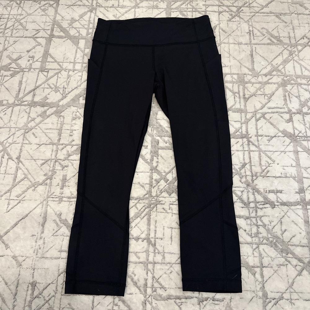 Lululemon Pace Revival Crop‎ Leggings Black Size 6